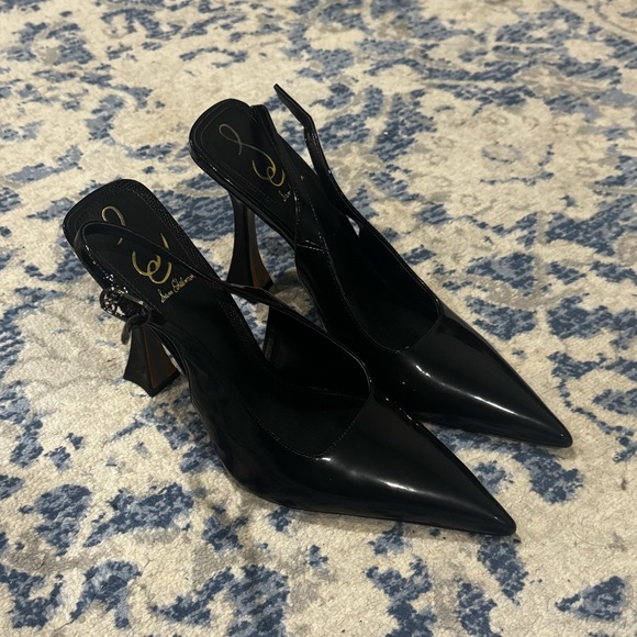Sam Edelman Odette Black Slingback Heels- Size 8.5 - Picture 2 of 6